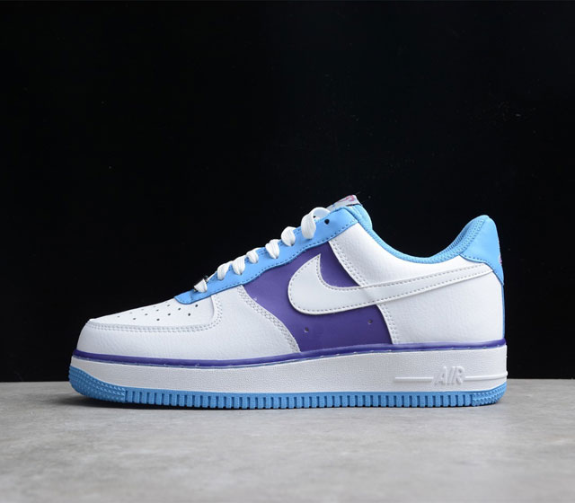 NBA洛杉矶湖人队 x Air Force 1 Low 07 LV8 Lakers 空军一号 低帮经典百搭休闲运动板鞋 白蓝 货号 DC8874-101 NB