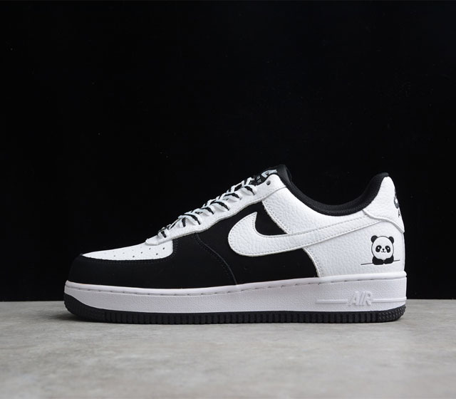 NK Air Force 1 Low Supreme AF1 空军 低帮 复古休闲运动板鞋 黑白熊猫 554826-116 尺码 36 36.5 37.5 3