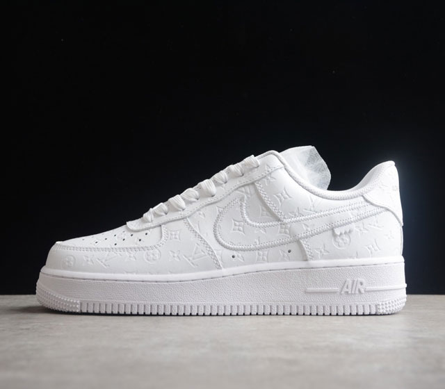 驴牌 x Nk Air Force 1 07 Low 联名款空军一号低帮经典百搭休闲运动板鞋 货号 LD0212 内置全掌Air Sole气垫 全套包装礼盒及