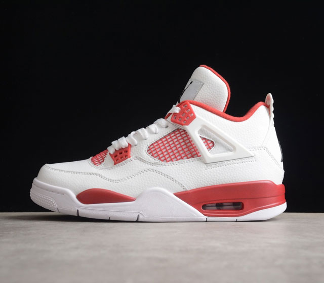 Air Jordan 4 Retro 乔丹四代 ALTERNATE 89 复刻白红 官方货号 308497-106 尺码 36 36.5 37.5 38 38