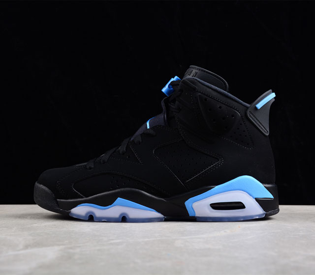 纯原版本 Air Jordan University Blue AJ6 乔6全新黑蓝配色 384664-006 尺码 40 40.5 41 42 42.5 4