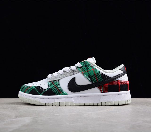 纯原版本 Nk Dunk Low Plaid 英伦风 SB扣碎篮板时尚休闲板鞋 DV0827-100 尺码 36 36.5 37.5 38 38.5 39 4