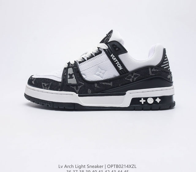 驴牌 LV Arch Light Sneaker 运动鞋系列 新配色 潮男女板鞋 原版开模耗时研发 高端正确品质独家出货 各方面做工细节完全区别市场版本 原版