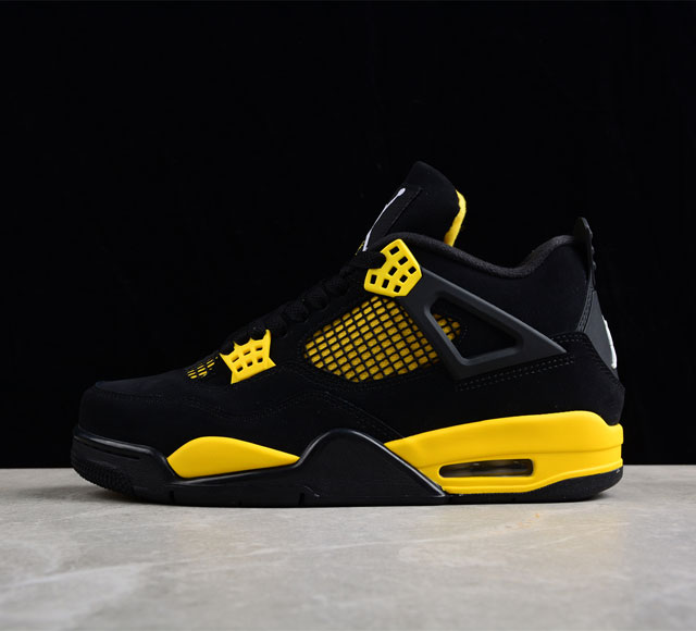 纯原 Air Jordan 4 Thunder AJ4 乔4雷公 复刻篮球鞋 DH6927-017 尺码 40 40.5 41 42 42.5 43 44 4