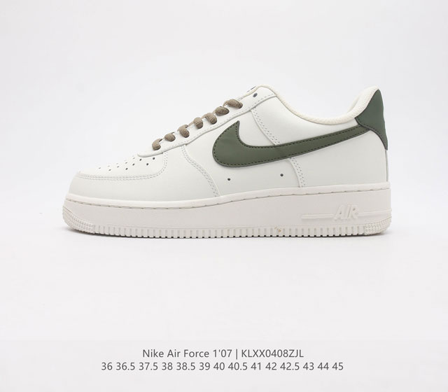 公司级耐克Nike Air Force 1 Low 空军一号低帮百搭休闲运动板鞋 柔软 弹性十足的缓震性能和出色的中底设计 横跨复古与现代的外型结合 造就出风