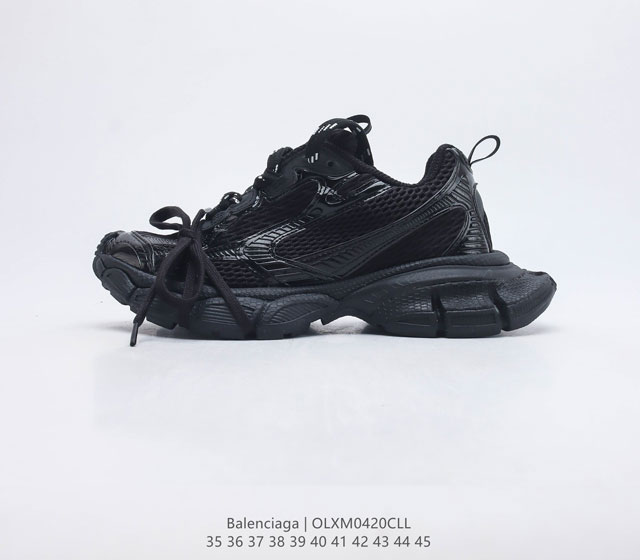 纯原Balenciaga Phantom Sneaker 巴黎世家 巴黎世家全新十代潮流跑鞋 增加全新设计 在延续 Track Trainer 户外轮廓和复杂