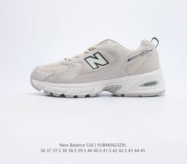 公司级NewBalance 530系列运动鞋续 NB574后又一双颜值担当的复古运动鞋 New Balance s博挚爱小众老爹鞋 货号 MR530SH 码数