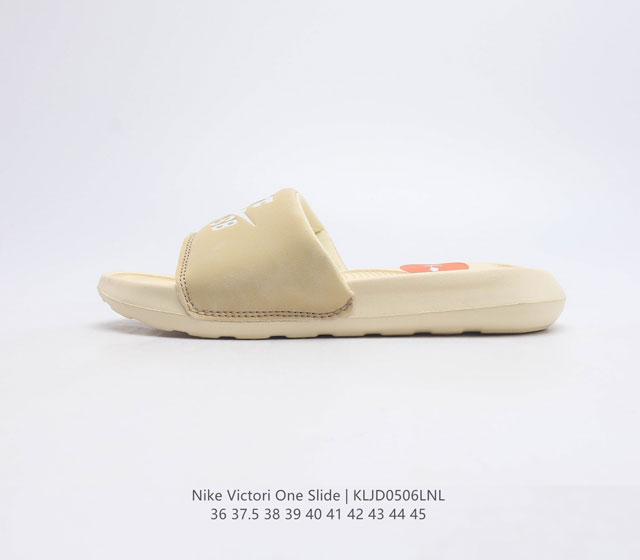 耐克Nike Victori One Slide Print Mix维多利一号系列夏季沙滩运动防滑一字潮流拖鞋 货号 CN9678 尺码 36-45