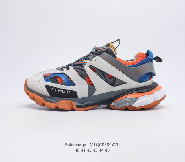 巴黎世家 Balenciaga 巴黎世家3.0高帮老爹鞋 Balenciaga3.0 Track.2 Open Sneaker 巴黎世家3.0 三代户外概念鞋