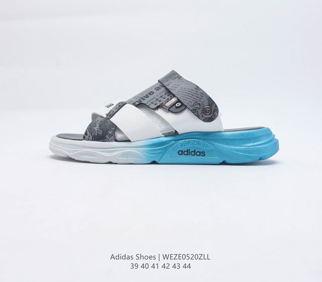 沙滩鞋 阿迪达斯Adidas 系列夏季沙滩凉鞋 舒适轻便运动防滑潮流凉拖鞋 码数 39 40 41 42 43 44 编码 WEZE0520ZLL