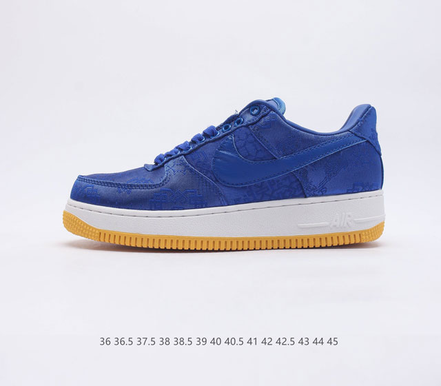 耐克 空军一号 AF1运动板鞋 陈冠希凝结集团CLOT x 藤原浩闪电Fragment Design x Nike Air Force 1 JT Premiu