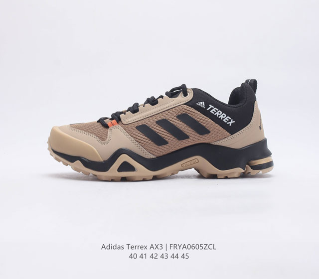 Adidas阿迪达斯官方TERREX AX3代男子户外运动徒步登山鞋 这款adidas Terrex AX3徒步运动鞋 力求伴你探索和运动 登山 徒步 或者在