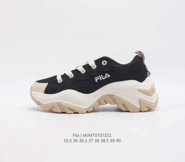 斐乐女鞋 Fila Fusion 意大利百年经典运动品牌 网红单品 小红书推荐爆款 Fila斐乐火星鞋 厚底增高老爹鞋 复古百搭运动鞋斐乐潮牌文化篮球鞋 街头风