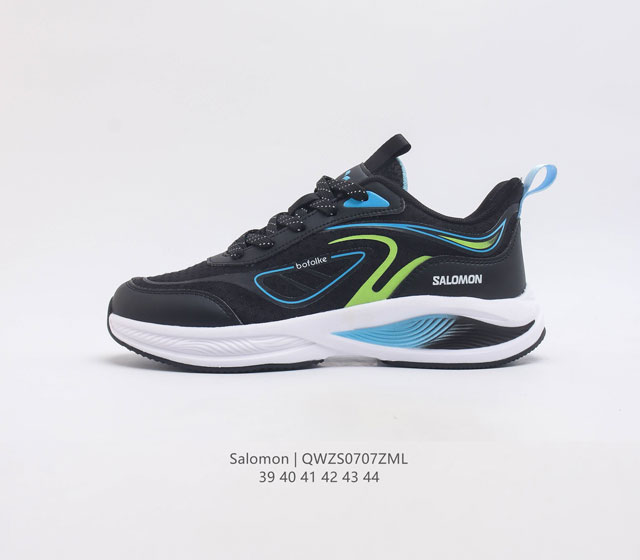 萨洛蒙 Salomon 缓冲轻量 缓震回弹运动鞋男士越野跑鞋 Salomon 是一个法国专业户外运动品牌 它生产鞋的本意 是让人们穿着去进行一些越野跑等山地
