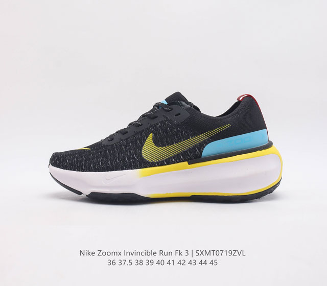 Nike Zoom X Invincible Run Fk 3 马拉松机能风格运动鞋 实拍首发 #鞋款搭载柔软泡绵 在运动中为你塑就缓震脚感 设计灵感源自日常跑