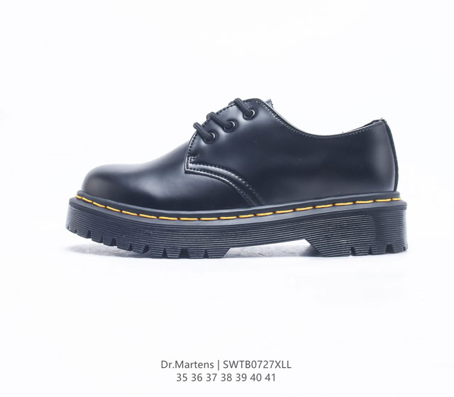 D.r Martens 马汀博士 皮鞋 低帮 增高厚底网红经典英伦风上线人手必备Dr.martens 马丁靴 复古靴子 低帮系列 防滑皮靴 潮流休闲鞋 英伦风靴