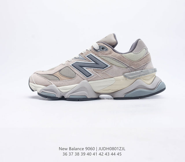 NB 新百伦 New Balance NB9060官方正品春季千禧小象蹄男女款9060舒适百搭老爹鞋 全新 9060 款式将经典风格与现代设计融合到日常多功能性