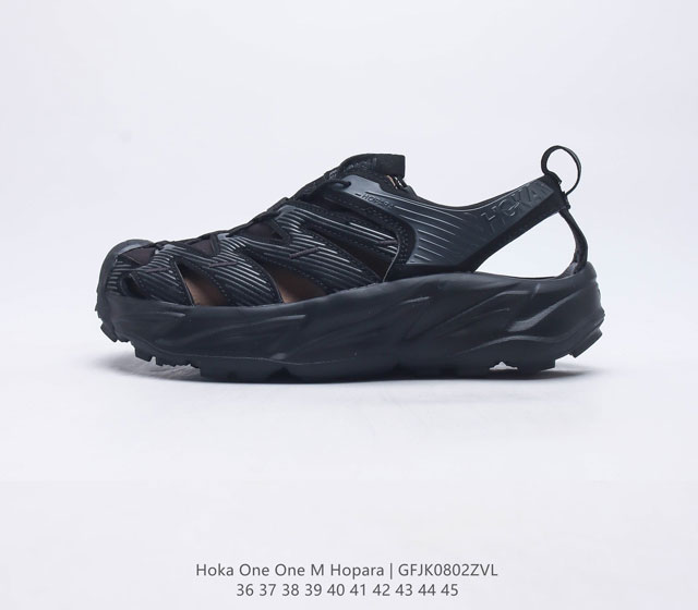 正确版本 HOKA ONE ONE Hopara 徒步机能防滑运动登山越野户外休闲男女士凉鞋货号 1123112 IFMO尺码 36-45编码 GFJK080