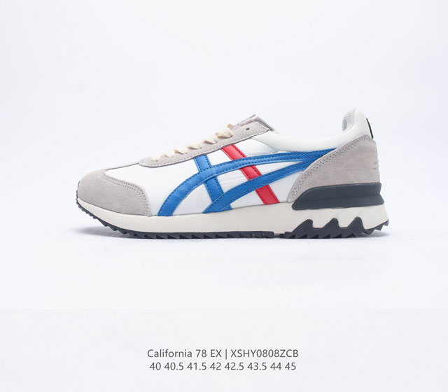 Onitsuka Tiger 鬼塚虎 经典款CALIFORNIA 78 EX 男士复古慢跑鞋运动休闲鞋厚底复古减震慢跑鞋onitsuka Tiger Calif