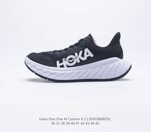 Hoka OneOne 男女鞋卡奔跑鞋马拉松公路跑鞋Carbon X 2跑步鞋 全碳跑鞋 一直在跑步领域深耕细作的 HOKA ONE ONE 带来全新碳板跑鞋