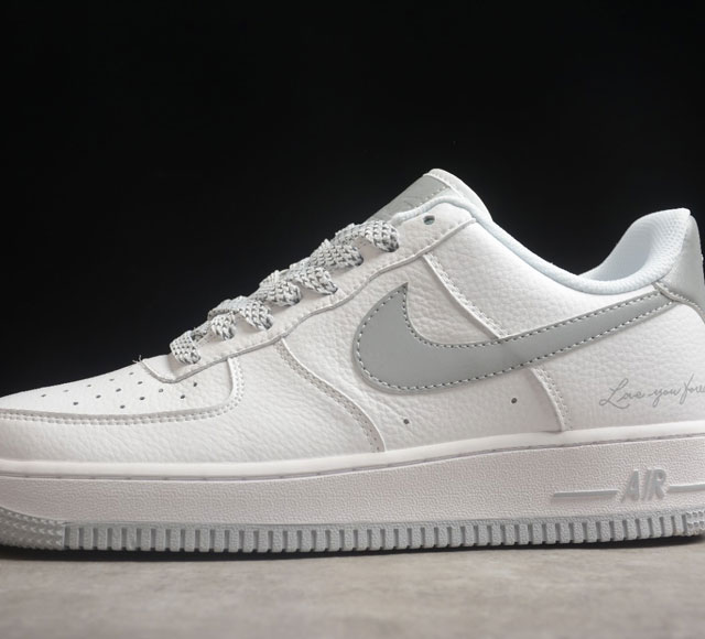 Nocta x Nk Air Force 1'07 Low Certified Lover boy 白银 经典空军一号低帮休闲板鞋 LO1718-051打造纯正