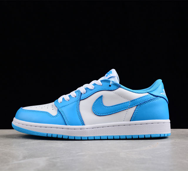 Cj版纯原 Nk Sb X Air Jordan 1 Low Aj1 乔1联名北卡蓝 全头层 低帮篮球鞋 Cj7891-401 尺码 40 40.5 41 42