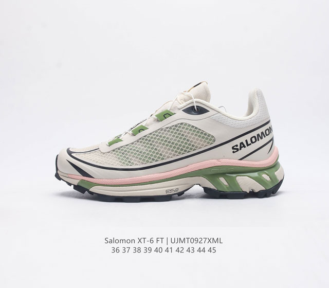 Salomon Xa Pro Xt-6 萨洛蒙户外越野跑鞋 鞋面采用sensifit贴合技术 全方位贴合包裹脚型 鞋跟部鞋底牵引设计 提供强大的抓地性能 更适应