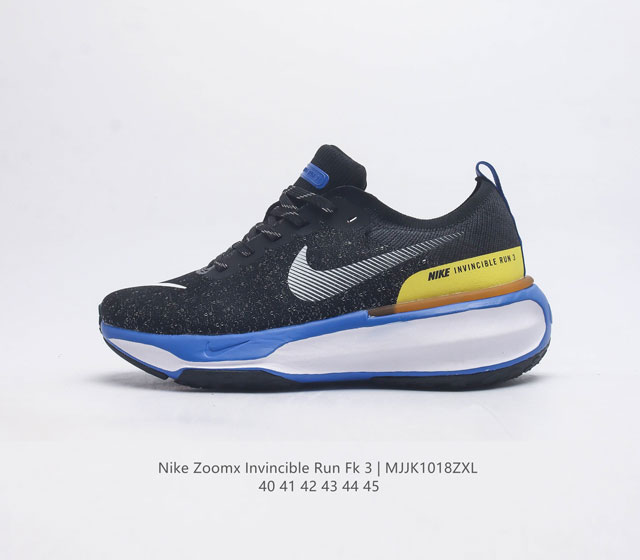 Nike Zoomx Invincible Run Fk 3 机能风格运动鞋 跑步鞋搭载柔软泡绵 在运动中为你塑就缓震脚感 设计灵感源自日常跑步者 提供稳固支撑