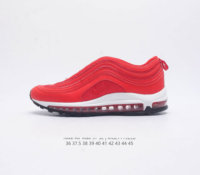 耐克nike休闲鞋 经典 气垫 Air Max 97 子弹气垫低帮运动鞋 Air Max 97 运动跑鞋以流线型鞋身和卓越科技为热爱运动的你造就全方位防护 强大