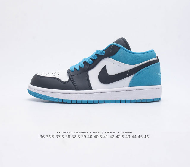 耐克 乔丹air Jordan 1 Low Aj1 乔1 乔丹1代aj1 低帮复古文化休闲运动篮球鞋 从1985 年面世的元年款汲取设计灵感 采用简洁大方的经典