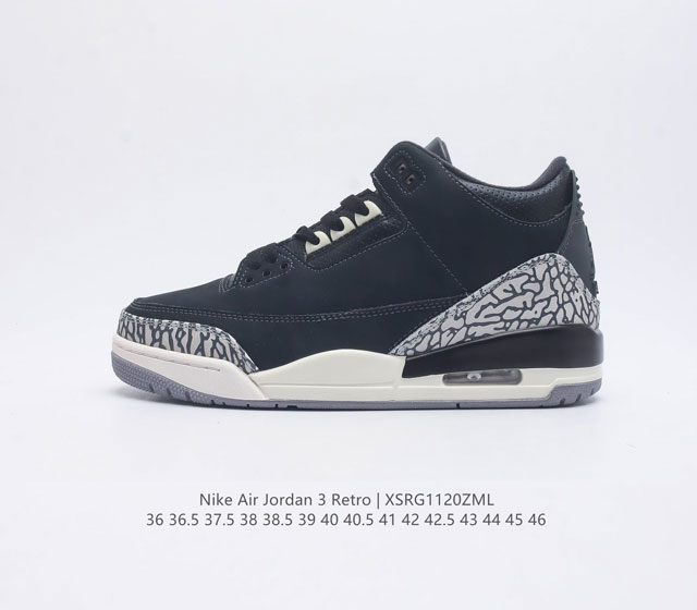 耐克 乔丹 Aj3 耐克 Nike Air Jordan 3 Retro Se 乔3 复刻篮球鞋 乔丹3代 三代 男女子运动鞋 作为 Aj 系列中广受认可的运动