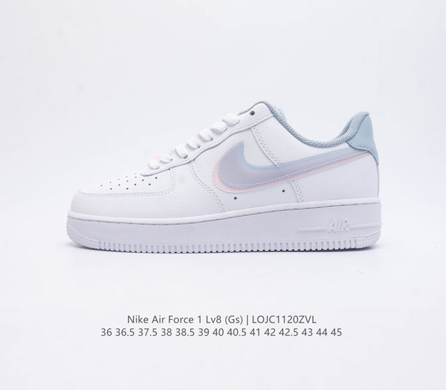 耐克 Nike Air Force 1 07 空军一号低帮百搭休闲运动板鞋 柔软 弹性十足的缓震性能和出色的中底设计 横跨复古与现代的外型结合 造就出风靡全球三