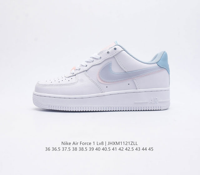 耐克nike Air Force 1 Low 空军一号 Af1 低帮百搭休闲运动板鞋 柔软 弹性十足的缓震性能和出色的中底设计 横跨复古与现代的外型结合 造就出