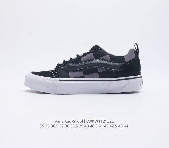 万斯 Vans Knu-Skool Vr3 Lx 面包鞋 坎普尔 茱利安系列低帮复古硫化休闲运动板鞋 肥胖版大logo 要说整个2023年最为热门的鞋型之一 面