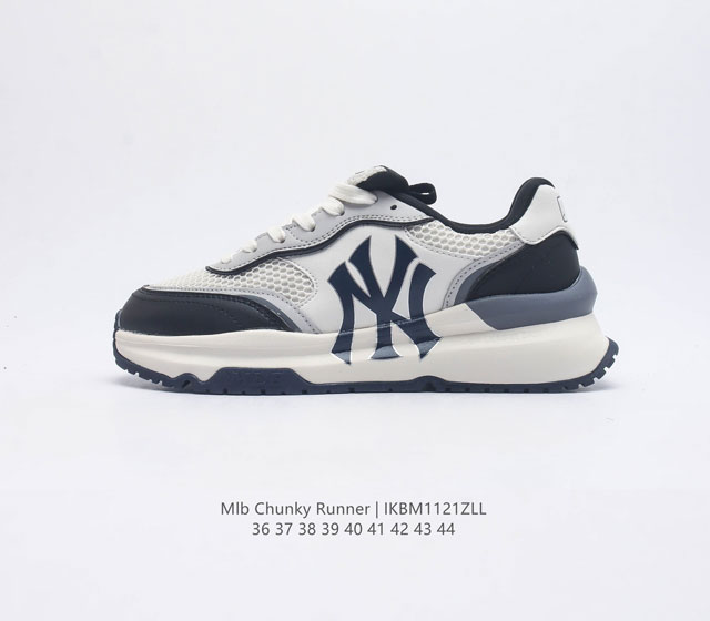 全新2023新款鞋 Ny美国榄球洋基队new York Yankees X Mlb Chunky Runner Liner 莱纳系列低帮厚底老爹风透气网面休闲运