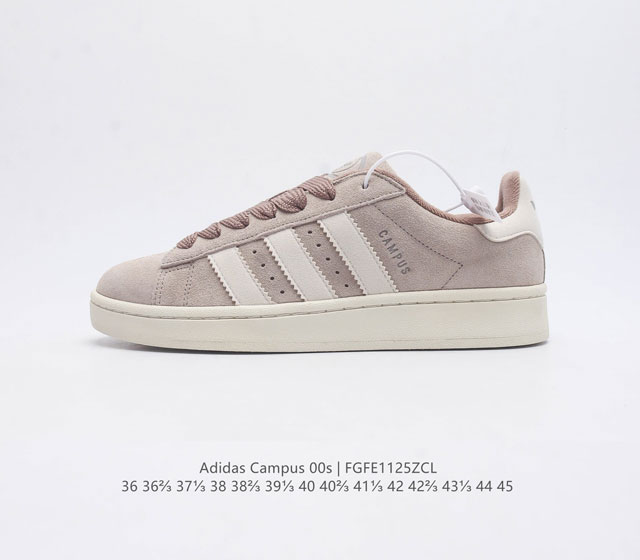 Adidas阿迪达斯.男女鞋 三叶草campus 00S 面包鞋复古休闲板鞋 千禧回潮 Adidas Campus 00S 经典再现 面包化的campus鞋款在