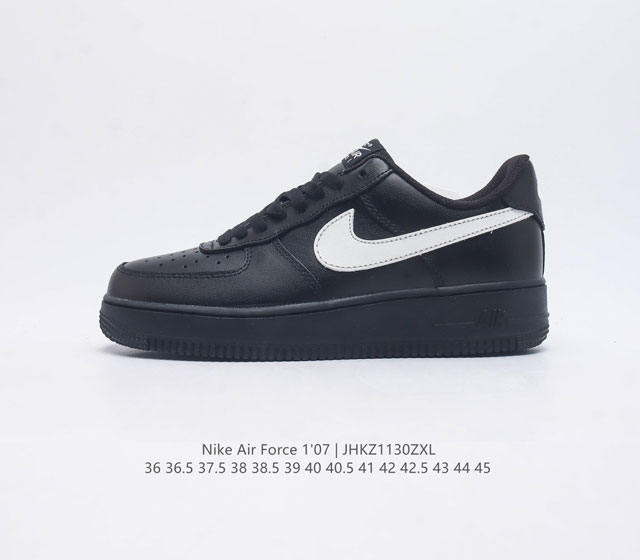 耐克 Nike Air Force 1 07 空军一号低帮百搭休闲运动板鞋 柔软 弹性十足的缓震性能和出色的中底设计 横跨复古与现代的外型结合 造就出风靡全球三