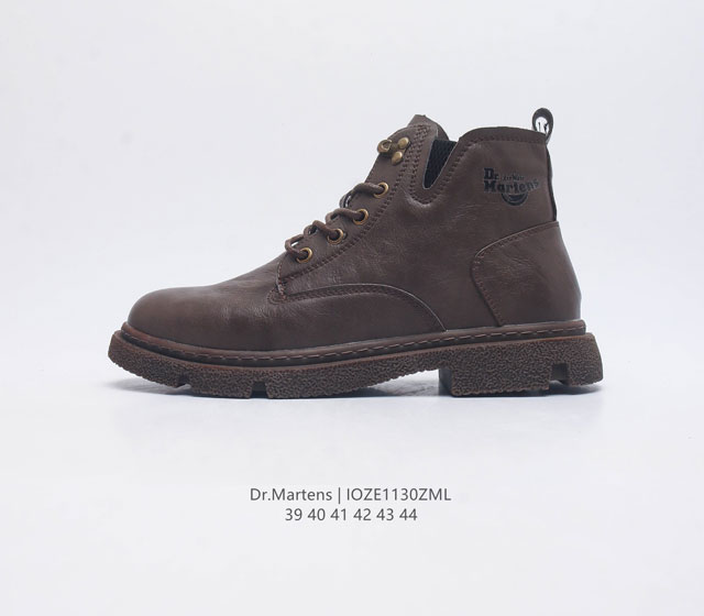 D.R Martens 马汀博士 皮鞋 中帮 增高厚底网红经典英伦风上线人手必备dr.Martens 马丁靴 复古靴子 低帮系列 防滑皮靴 潮流休闲鞋 英伦风靴