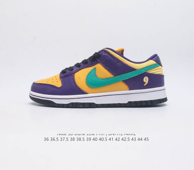 耐克 Nike Sb Dunk Low Pro 男 女滑板鞋 经典复古运动鞋 采用低帮设计 塑就经典 Dunk 风格 鞋垫后跟搭载 Zoom Air 气垫 加衬