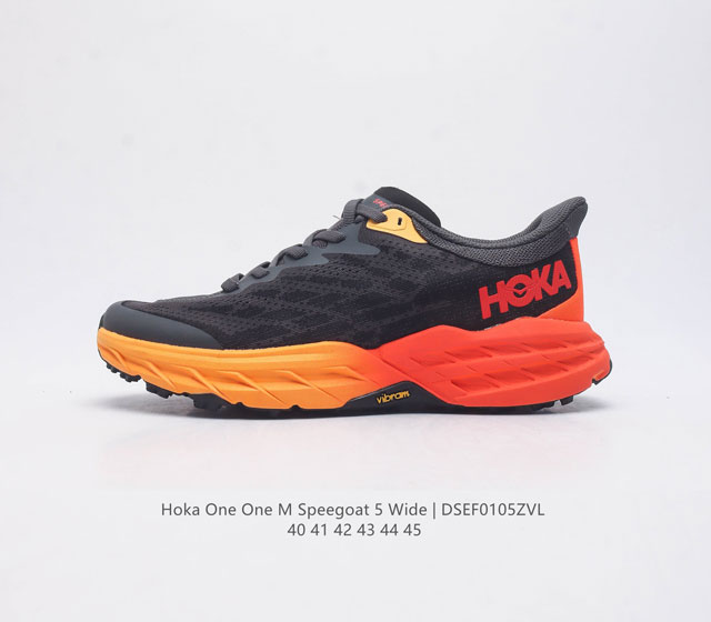 Hoka One One Speedgoat5 飞速羚羊5 飞速羚羊系列的第五代越野跑鞋男士运动鞋 从众多用户反馈上来看 飞速羚羊 Speedgoat 系列算是