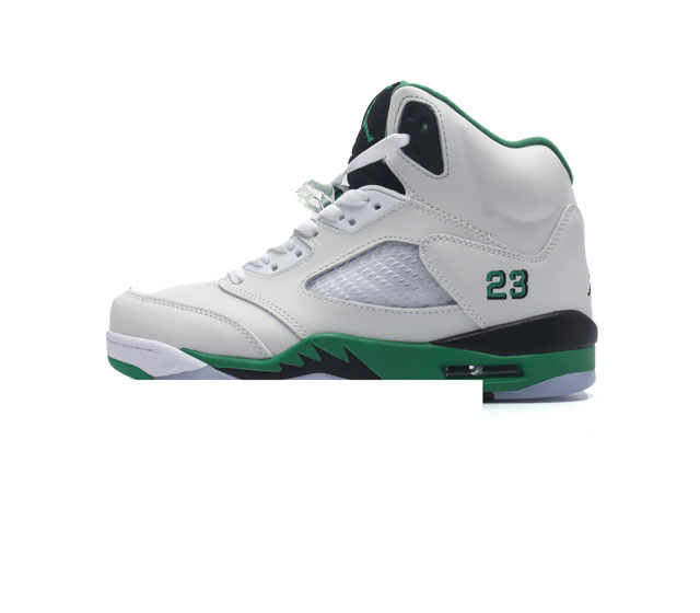 耐克 Nike Air Jordan 5 Retro 高帮 乔丹之子 Aj5 乔丹5代 Aj5 乔5 乔丹5 高邦 乔丹篮球运动鞋 低帮复古休闲文化篮球鞋 后跟