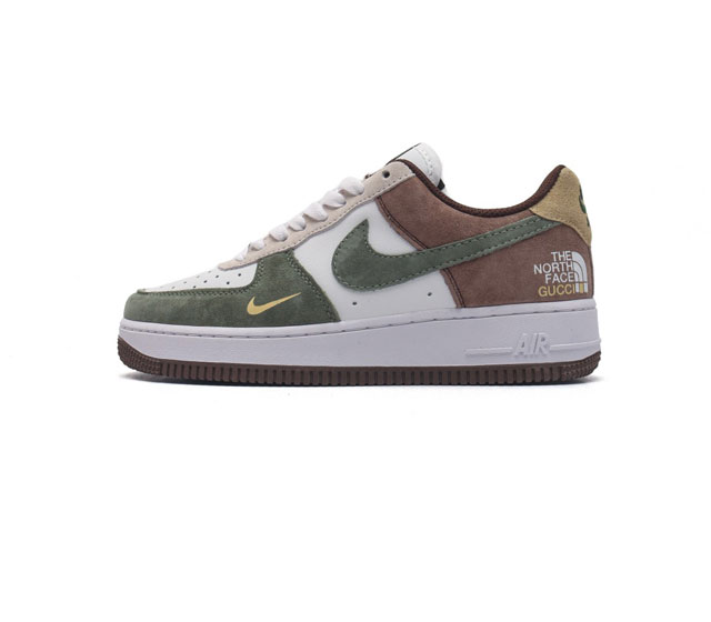 耐克 Nike Air Force 1 07 空军一号 Af 1 低帮 厚底增高百搭 休闲运动板鞋 柔软 弹性十足的缓震性能和出色的中底设计 横跨复古与现代的外