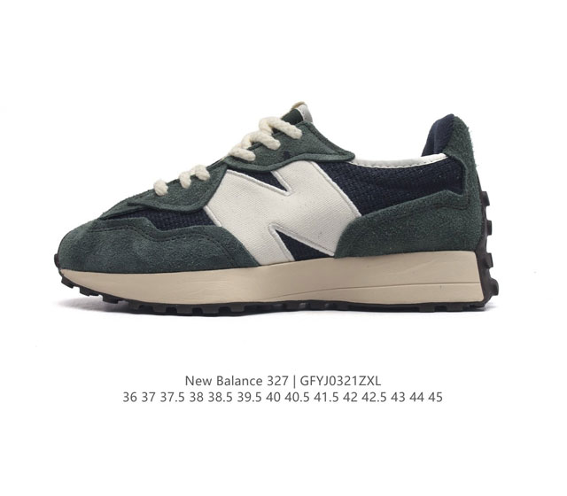 Nb 新百伦 New Balance U327系列复古休闲运动慢跑鞋时尚男女运动鞋 以更纯粹的复古风格设计打造的全新造型 侧身还以解构设计 将 N 字标志以做旧