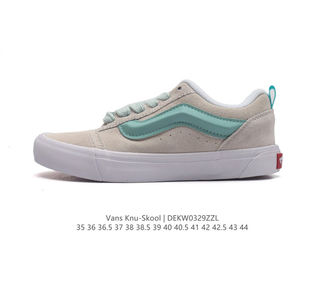 万斯 Vans Knu-Skool Vr3 Lx 面包鞋 坎普尔 茱利安系列低帮复古硫化休闲运动板鞋 肥胖版大logo 要说整个2023年最为热门的鞋型之一 面