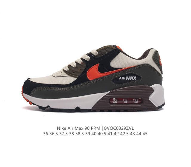 Nike耐克运动鞋 Air Max 90 健身运动跑鞋休闲鞋 复古风十足 Air Max 90 作为 Nike 旗下最经典的鞋型之一 凭借着百搭的造型 获得众多