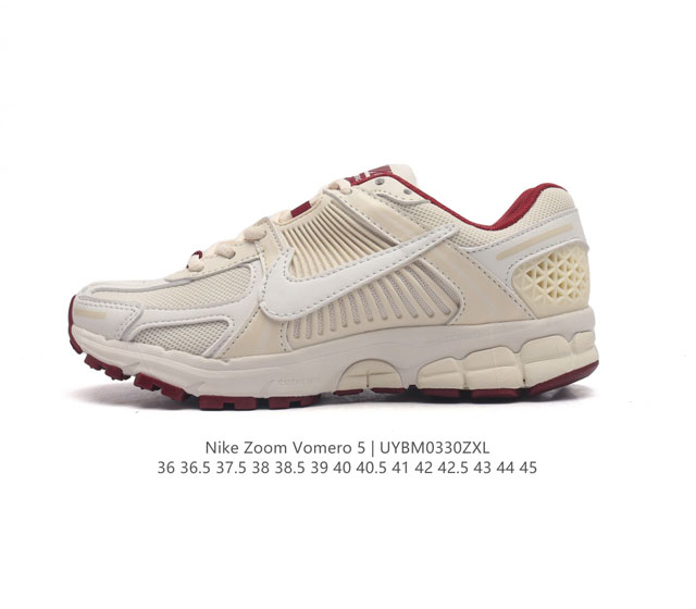 Nike 耐克夏季 Zoom Vomero 5 运动鞋休闲训练跑步鞋 Nike Zoom Vomero 5 男女子运动鞋妥帖包覆足部 提供透气支撑效果 耐穿材料