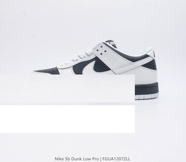 耐克 Nike Sb Dunk Low Pro 男 女滑板鞋 经典复古运动鞋 采用低帮设计，塑就经典 Dunk 风格。鞋垫后跟搭载 Zoom Air 气垫，加衬