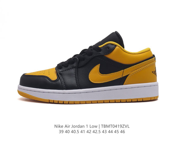 耐克 乔丹air Jordan 1 Low Aj1 乔1 乔丹1代aj1 低帮复古文化休闲运动篮球鞋。该鞋款从 1985 年元年款汲取设计灵感，焕新演绎简约经典