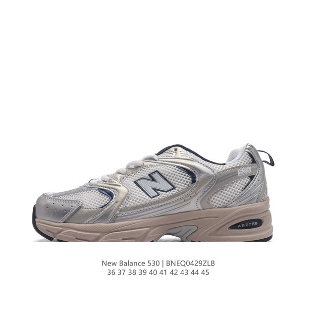 新百伦 Nb530运动鞋 New Balance 530 复古跑鞋厚底增高老爹运动鞋 Nb530这鞋双确实是nb家经复典古款式之一，以全科新技诠释，成打功造53